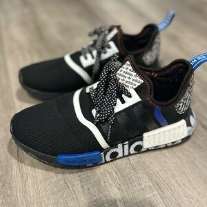 Adidas Black & Blue Athletic Shoes - Men’s U.S. 7